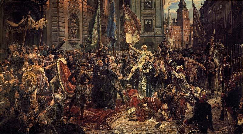 Jan Matejko Adoption of the Polish Constitution of May 3 oil painting picture